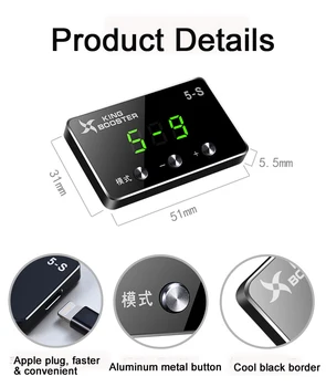 Clapetei electronice Controler Pedala de Comandant Clapetei de Accelerație Tuningbox Pedalbox Pentru BMW X5 E70 E53 F15