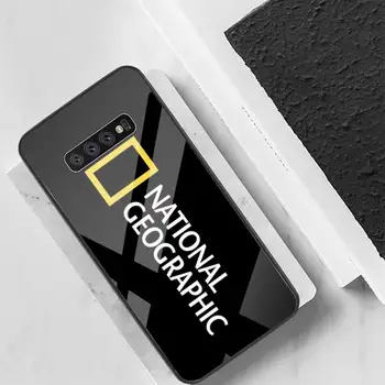 Caz Numele de National Geographic Caz de Telefon Pahar de Caz Pentru Samsung S 6 7edge 8 9 10e (lite) 20 Plus Ultra Nota 8 9 10 Pro A7 2018