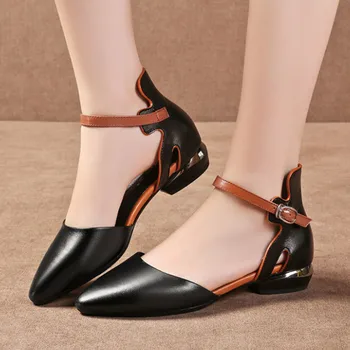 Cresfimix femei drăguț catarama curea de înaltă calitate pu negru din piele pantofi cu toc doamna clasic pompe de vară zapato tacon alto a6012