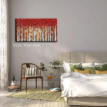 Arta de perete pictate manual mare pictură în ulei 3D copac panza pictura pentru camera de zi dormitor decor interior tablou fara rama
