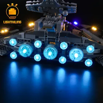 LIGHTAILING Lumină LED-uri Kit Pentru 75190 Stea de Război în Primul rând Pentru Star Destroyer Jucării Blocuri de Iluminat Set