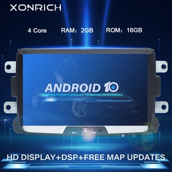 Masina Multimedia player Android 9 2 Din Pentru Dacia/Sandero/Duster/Renault/Captur/Lada/X 2/Logan2 GSP Navigație șef unitate stereo