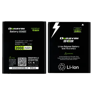 DORAYMI EB425161LU EB-BG530BBE Baterie pentru Samsung J1 MINI J2 Prim-J3 2016 J320 J3110 G530 G5308W Telefon Înlocuire Baterii