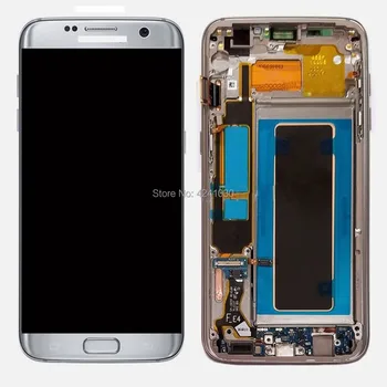 LCD+Touch Screen Digitizer+Rama de Asamblare Pentru Samsung Galaxy S7 edge G935T