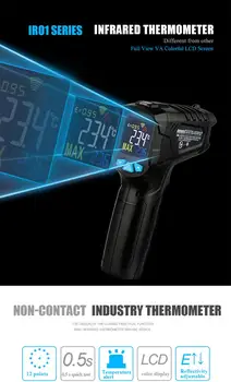 Termometru Digital de umiditate metru infraroșu termometru higrometru termometru pirometru Imager termometro IR01D