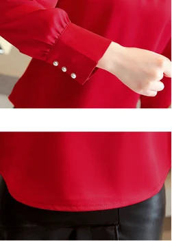 Maneca lunga Femei Tricouri Femei Topuri si Bluze Blusas Mujer De Moda 2021 Bluza Șifon Bluza Feminina Plus Dimensiune Topuri 1418 45