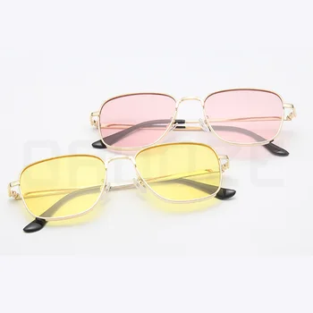 GAOOZE de Lux ochelari de Soare Patrati Pătrat Ochelari de sex Feminin de Marcă Încadrată Supradimensionate Pătrat ochelari de Soare Retro Ochelari LXD414