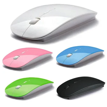 Optical Mouse Wireless 2.4 G Receptor Ultra-subțire Mouse-ul pentru Calculator PC, Laptop, Desktop LHB99