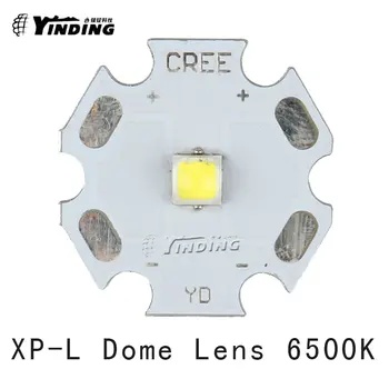 5pcs Cree XLamp XP-L XPL V5 U6 V6 Dom Lentile Alb Rece 6500K 10W LED Emitator Chip Blub Lampa cu 20MM PCB Radiator