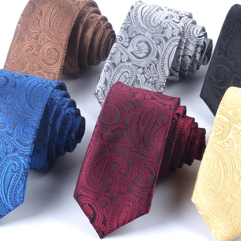 Moda Paisley cravată și batistă de Buzunar Seturi Pentru Barbati Femei Floral Jacquard Gât Cravată și Batistă Set pentru Nunta Skinny Barbati Cravata