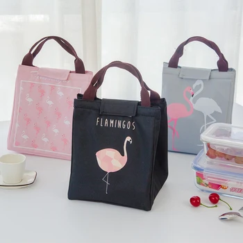 Flamingo Geometrice Triunghi Tote Geanta Termica Oxford Impermeabil Plaja De Alimentare Sac De Masa De Prânz Femei Copil Barbati Geanta De Picnic, Geanta De Depozitare