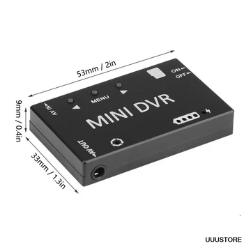 Mini FPV DVR Modul NTSC/PAL Comutare Built-in Baterie Video Audio Recorder pentru Curse RC FPV Drona Quadcopter avion jucării DIY