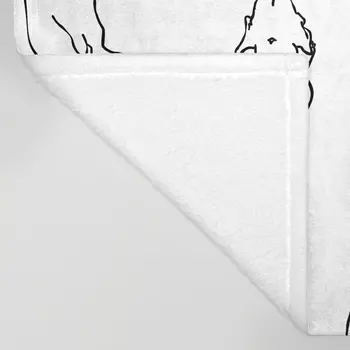 Câine De Desene Animate De Proiectare Pături Teckel Studiu De Somn Model Arunca Pătură Acasă Primitive Decor Arunca Pătură Canapea Transport Gratuit