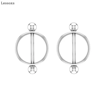 Leosoxs 2 buc Vânzare Fierbinte Noi, de Înaltă Calitate din Oțel Inoxidabil Piept de Unghii Sân Inel din Oțel Inoxidabil Piercing Bijuterii