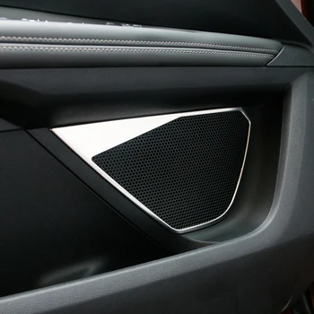Se potrivesc Pentru 2017 Peugeot 3008 5008 GT Accesorii din Oțel Inoxidabil de Ușa de la Mașină Vorbitor Inel Decorativ de Acoperire Car Styling Interior Crom