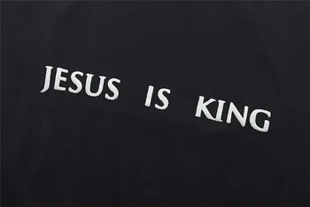 Spumare Imprimare Isus este Regele Jachete Bărbați Femei 1:1 Versiunea de Top Serviciu de duminică Kanye West Crewneck xxxtentacion