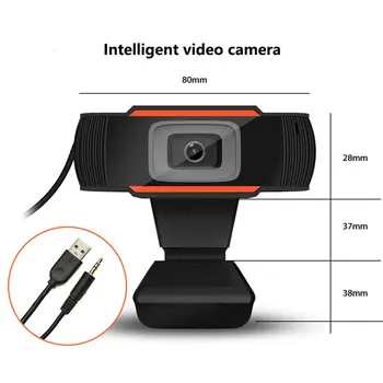 2020 Rotativ camera web HD Mini PC USB 2.0 Camera Web de Înregistrare Video de Înaltă definiție cu 1080P/720P/480P imaginilor true color