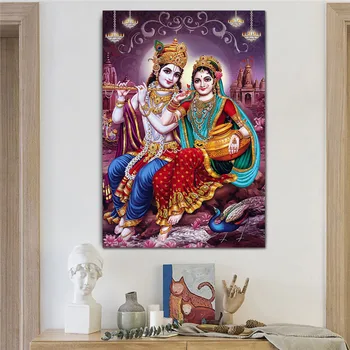 Stil Indian Personalizate, Printuri de Arta de Perete Panza Pictura Imagini Pentru Acasă Decorare camera de zi Imprimate Panza Pictura Arta