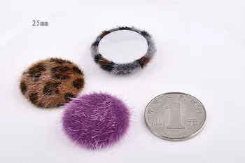 Toamna și iarna imitație de blană de samur de păr sac de pânză catarama bijuterii DIY cercei inel brosa material sac pandantiv accesorii