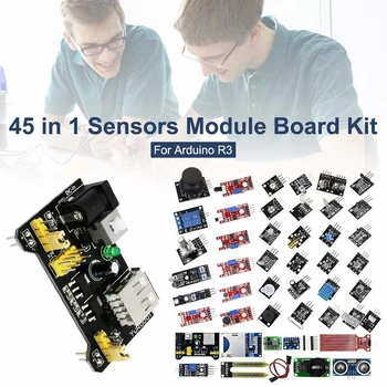 45 în 1 Senzori Module 16 în 1 Robot de Proiecte Început Kit Pentru Arduino, Raspberry Pi mai Bine Decât 37 în 1 DIY UNO R3 MEGA2560