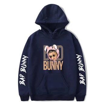 Noua Moda Bad Bunny Hanorac Hanorac Barbati/Femei Toamna Iarna Populare Casual, Hip-Hop Hanorace Bad Bunny Pulovere Imbracaminte