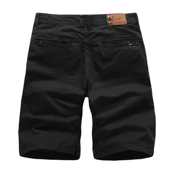Noul Brand Mens pantaloni Scurți de Marfă de Înaltă Calitate Militară, Negru Pantaloni scurti Barbati din Bumbac Solid Casual pantaloni Scurți de Plajă Bărbați Vară Jos M-5XL