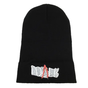 Noi Fshion Ratat Broderie Pălărie De Iarnă Pentru Bărbați Chelioși Căciuli De Femei De Moda Capac De Cald Unisex Elasticitatea Knit Beanie Palarie