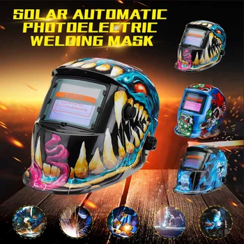 2020 Nou Stil Solar Automat Fotoelectric Masca De Sudura Casca De Sudura Capace De Energie Solară Căști De Sudură Banda Pentru Cap Ajustabila