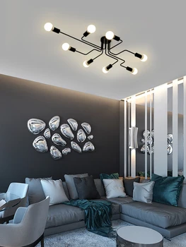 Modernă cu LED-uri Plafon Candelabru de Iluminat Camera de zi Dormitor Candelabre Creative Acasă Corpuri de Iluminat Lustre Lampa Luminaria