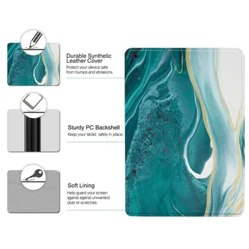 Tableta Caz Pentru Apple Ipad 8 2020 a 8-a Generație Stand Tableta PU Caz Laether rezistent la Șocuri și Anti-Toamna Caz+Stylus Gratis