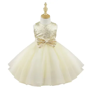 2-14 Genunchi-Lungime Copiii Cu Paiete, Flori Fete Dress Copii Concurs De Petrecere Nunta Rochie De Bal Bal Printesa Formale Prilej Fete Dress