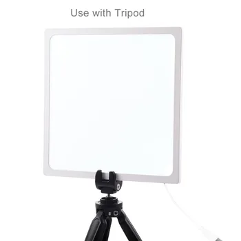 Mini LED cutie de Fotografie, Fotografie de Studio, Fotografie de Umbre Jos de Lumină fără Umbre de Lumină Lampă de pe Panoul Pad pentru 20cm studio