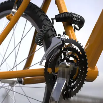 Casca de Biciclete de munte de Blocare Cablu Rezistent de 4 Cifre Combinație de Blocare Mini Motocicleta de Blocare Anti-furt Pentru Jacheta Dulapuri si Bagaje