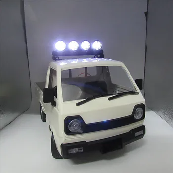 Masina RC Reflector Lanterna LED-uri Lampa de Acoperiș, plafoniera cu Cablu Adaptor pentru 1:12 1:10 WPL D12 Alpinism Model de Masina Piese de Upgrade