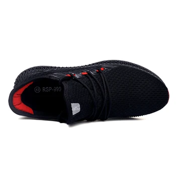 Respirabil Om Pantofi de Funcționare 2019 Negru Rosu Pantofi Sport pentru bărbați Ultra Light Mens Adidasi Ieftine Zapatillas Hombre Deportiva