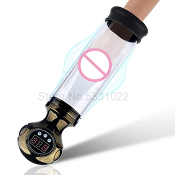 Automat Marirea Penisului Pompa de Vacuum Erectie Extender Antrenor de sex Masculin Masturbator Marire Jucărie Sexuală pentru bărbați Penis Enlarger Pompa