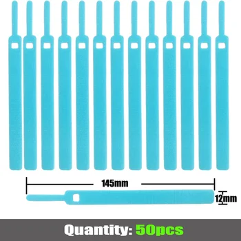 50pcs Scai legături de cablu Scai Adeziv de Fixare Bandă Magic Cârlig Buclă stick bulckle Centura Pachet de Sârmă Linie Velcroing Curea de cablu