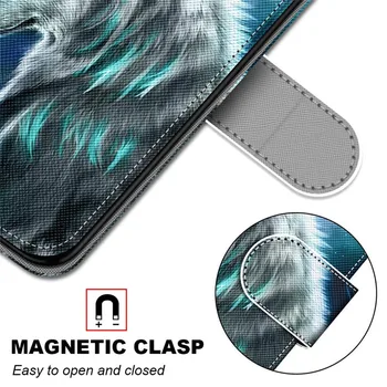 Coque S20 Ultra caz magnetic flip book stand coperta din piele pentru Samsung Galaxy S20 S Plus 20 de cazuri portofel pictat fundas sac