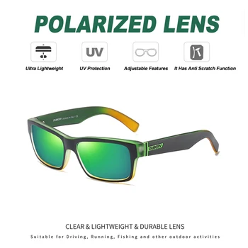 DUBERY Dreptunghiulară Femei Bărbați ochelari de Soare Polarizat de Conducere Ochelari de Soare pentru Barbati Oglindă de sex Masculin UV în aer liber Surfing Drumeții Gafas De Sol
