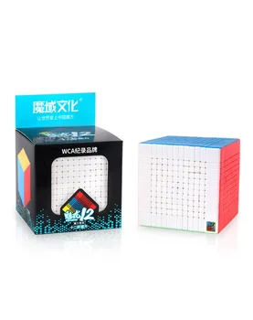Moyu Meilong Stickerless 12x12x12 Cub Magic Profissional 12 Straturi de Puzzle pentru Adulți Antistres 12x12 Cuburi de Jucarii pentru Copii