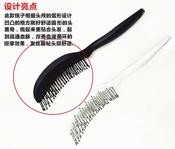 4 Culori Anti-static Perie de Păr Scalp Comb Perie de Masaj, Salon Frizerie Coafură Hair Styling Instrumente de Îngrijire a Părului Accesorii