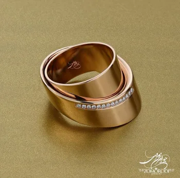 Aur de 14K Inel pentru Femei și Bărbați Anillos de Epocă, Nunta de Diamant Inel Aur 14K Inel pentru Bijuterii Femei Nunta Nas GDTC