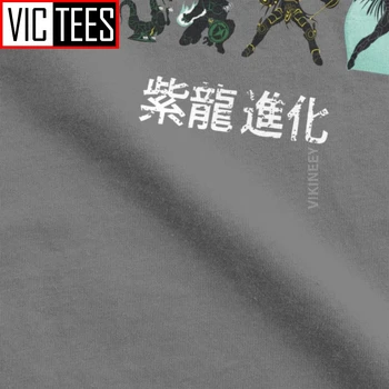 Bărbați T-Shirt Shiryu Evoluția Unic Bumbac Cavalerii Zodiacului Saint Seiya 90 Anime Tricou Supradimensionat