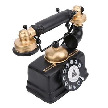 Vintage Retro De Epocă Telefon Cu Fir Cu Fir, Telefon Fix Acasă Decor Birou Ornament