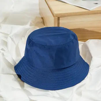 Hip Hop Găleată Cu Capac Femei Bărbați Pălării De Soare Unisex Alb Negru Solid Panama Pălărie De Vară, Plajă, Pescuit Pescar Boonie Hat 13 Culori
