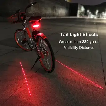USB Reîncărcabilă Biciclete Coada Lumina LED-uri Spate cu Bicicleta Lumină de Control de la Distanță de Cotitură Luminile de la Sol Banda de Alertă Ciclism Semnalizare LED
