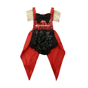 2019 Copilul Nou-născut Fetița Sequin Ciucure Petrecere Haine pentru Copii Costume Salopeta Costum Costume Sunsuit 0-5ani
