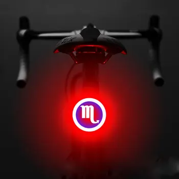 12 Constelație de Biciclete Lumina Ciclism Stop USB Reîncărcabilă Lanterna Scaun Lampă de Mtb din Spate Reflector Bunuri Accesorii pentru Biciclete