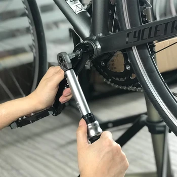 Bicicleta Parte MTB 1-25 NM Clichet Cheie dinamometrică Kit de Reparare de Biciclete Cheie Hexagonală Set de unelte Multi-funcția de Biciclete Rutier Cheie Allen Pic Instrumente