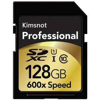 Kimsnot Profesionale Card de Memorie 600x 128GB 64GB 32GB 16GB, 256GB SD Card SDXC Class10 SDHC C10 90mb/s UHS-I Pentru aparat Foto DSLR